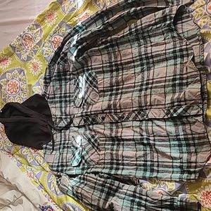 Zoo York unbreakable hooded flannel